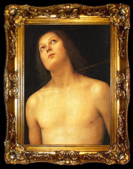 framed  Pietro Perugino St.Sebastian, ta009-2
